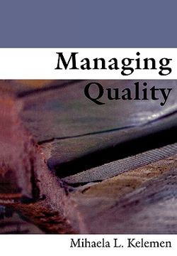 portada managing quality (en Inglés)