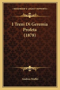 portada I Treni Di Geremia Profeta (1878) (en Italiano)