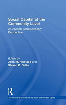 portada Social Capital at the Community Level: An Applied Interdisciplinary Perspective (Community Development Research and Practice Series) (in English)