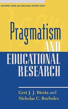 portada pragmatism and educational research (en Inglés)