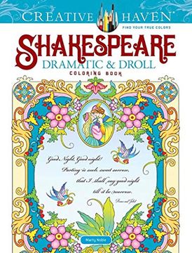 portada Creative Haven Shakespeare Dramatic & Droll Coloring Book 