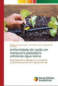 portada Uniformidade de Vazão em Mangueira Gotejadora Utilizando Água Salina