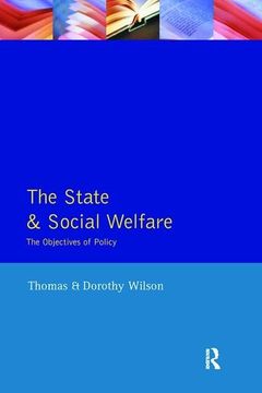 portada The State and Social Welfare: The Objectives of Policy (en Inglés)