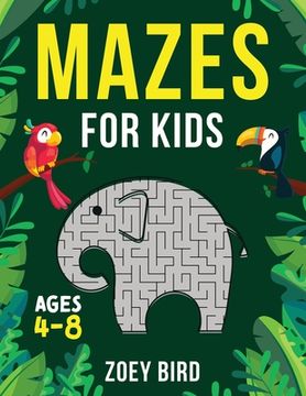 portada Mazes for Kids, Volume 2: Maze Activity Book for Ages 4 - 8 (en Inglés)