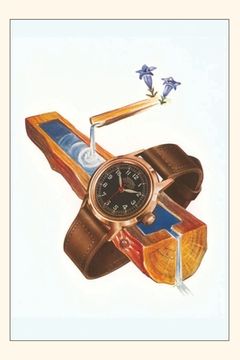portada Vintage Journal Wristwatch on Wooden Trough (en Inglés)