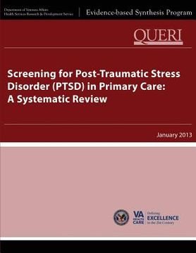 portada Screening for Post-Traumatic Stress Disorder (PTSD) in Primary Care: A Systematic Review (en Inglés)