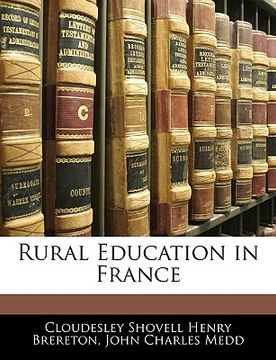 portada rural education in france (en Inglés)