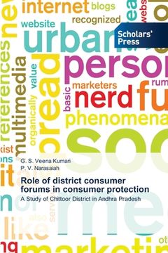 portada Role of district consumer forums in consumer protection (en Inglés)