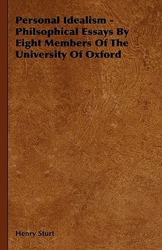 portada personal idealism - philsophical essays by eight members of the university of oxford (in English)