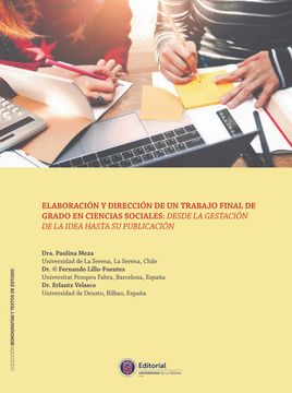 portada Elaboración y Dirección de un Trabajo Final de Grado en Ciencias Sociales