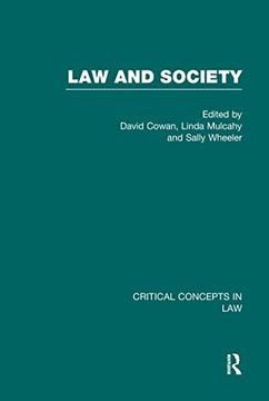 portada Law and Society (Critical Concepts in Law) (en Inglés)