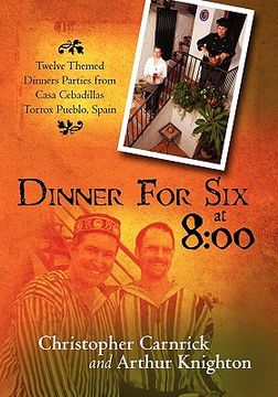 portada dinner for six at 8: 00 (en Inglés)