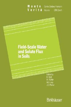 portada field-scale water and solute flux in soils: (en Inglés)