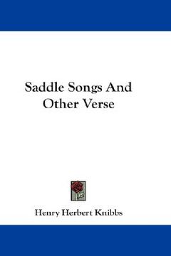 portada saddle songs and other verse (en Inglés)