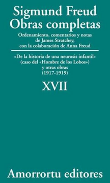portada Obras Completas - Tomo XVII de La Historia de Una Neurosis Infantil (Paperback)