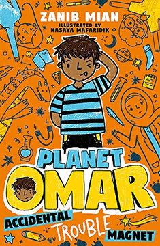 portada Accidental Trouble Magnet: Book 1 (Planet Omar) (en Inglés)