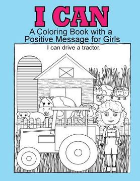portada I Can: A coloring book with a positive message for girls