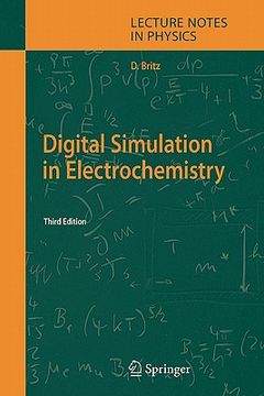 portada digital simulation in electrochemistry (en Inglés)