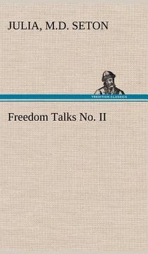 portada freedom talks no. ii (en Inglés)