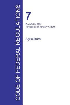 portada Code of Federal Regulations Title 7, Volume 3, January 1, 2016 (en Inglés)