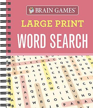 portada Brain Games Large Print Word Search (in English)