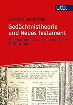 portada Gedächtnistheorie und Neues Testament: Eine Methodisch-Hermeneutische Einführung (en Alemán)