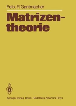 portada Matrizentheorie (German Edition)