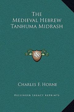 portada the medieval hebrew tanhuma midrash (en Inglés)