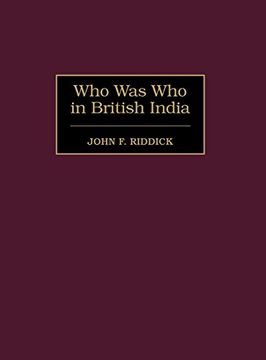 portada Who was who in British India (en Inglés)