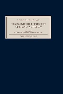 portada texts and the repression of medieval heresy (en Inglés)