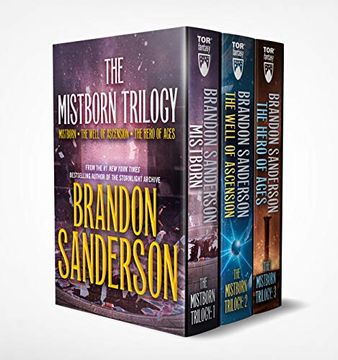 portada Mistborn Boxed set i: Mistborn, the Well of Ascension, the Hero of Ages (in English)