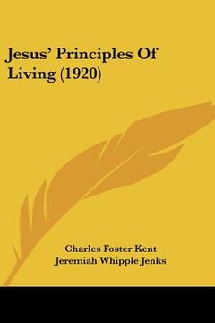 portada jesus' principles of living (1920) (en Inglés)