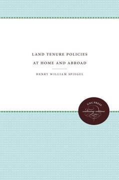 portada Land Tenure Policies at Home and Abroad