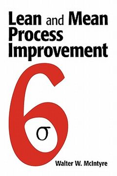 portada lean and mean process improvement (en Inglés)