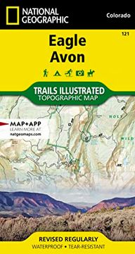 portada Eagle, Avon map (National Geographic Trails Illustrated Map, 121) (en Inglés)