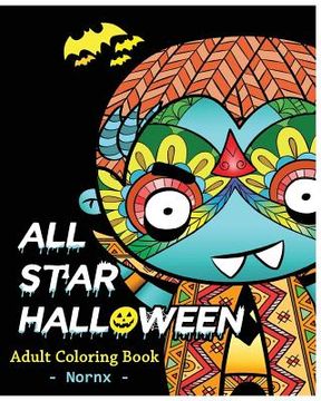 portada All Star Halloween Coloring Book For Adult: Halloween Coloring Books for Grown-Ups Adult (in English)
