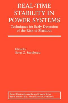 portada real-time stability in power systems: techniques for early detection of the risk of blackout (en Inglés)