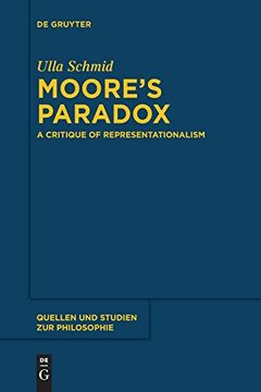 portada Moore's Paradox (Quellen und Studien zur Philosophie) 