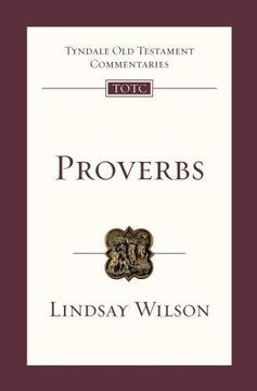 portada Proverbs: An Introduction And Commentary (Tyndale Old Testament Commentaries)