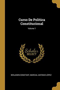 portada Curso de Política Constitucional; Volume 1