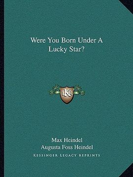 portada were you born under a lucky star?
