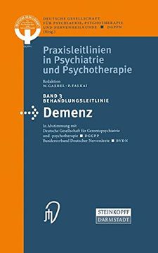 portada Behandlungsleitlinie Demenz (Praxisleitlinien in Psychiatrie und Psychotherapie)