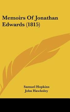 portada memoirs of jonathan edwards (1815) (en Inglés)