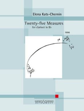 portada Twenty-Five Measures: For Clarinet in bb. Klarinette in b. (en Inglés)