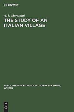 portada The Study of an Italian Village (Publications of the Social Sciences Centre, Athens) (en Inglés)