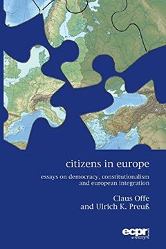 portada Citizens in Europe: Essays on Democracy, Constitutionalism and European Integration (en Inglés)