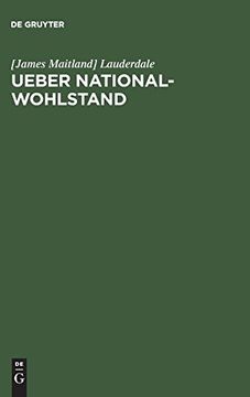 portada Ueber National-Wohlstand (en Alemán)