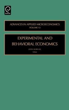 portada experimental and behavioral economics (en Inglés)