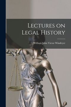 portada Lectures on Legal History (en Inglés)