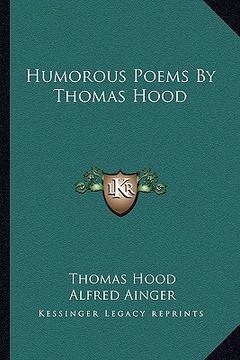 portada humorous poems by thomas hood (en Inglés)